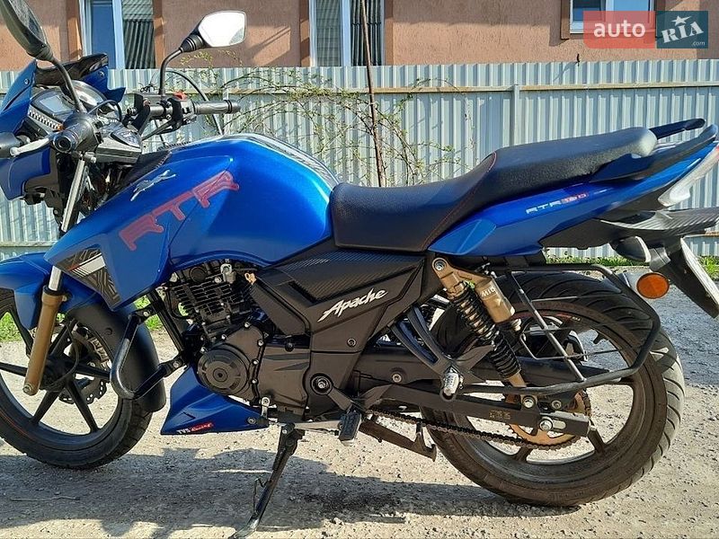 Мотоцикл Без обтікачів (Naked bike) TVS Apache RTR 180 2021 в Золотоноші фото Мотоцикл Без обтікачів (Naked bike) TVS Apache RTR 180 2021 в Золотоноші