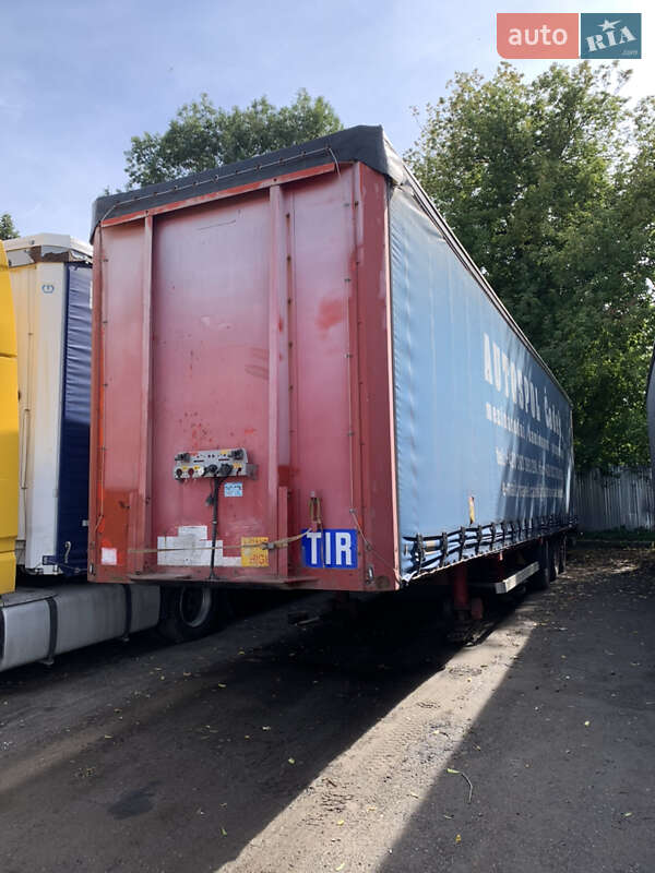 Тентований борт (штора) - напівпричіп Van Hool 3B0062