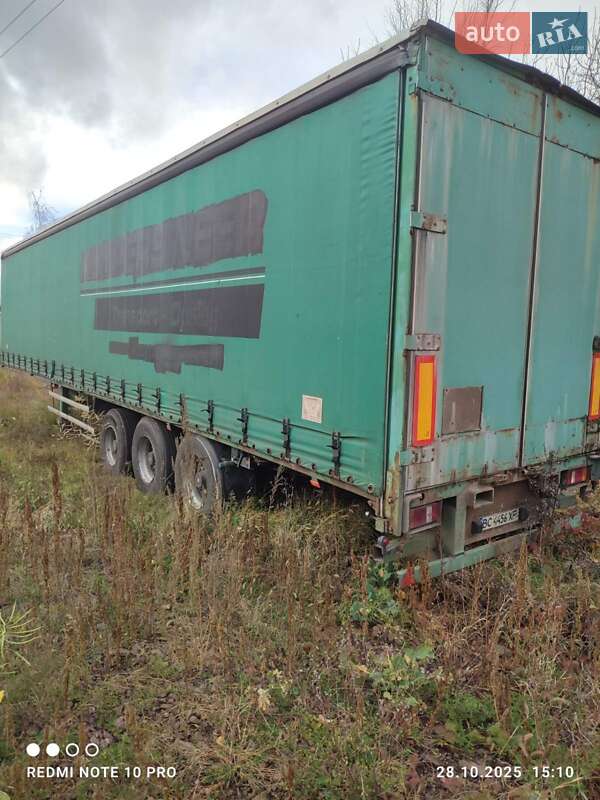 Тентований борт (штора) - напівпричіп Van Hool 3B2010