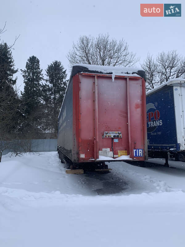 Тентований борт (штора) - напівпричіп Van Hool 3B2017