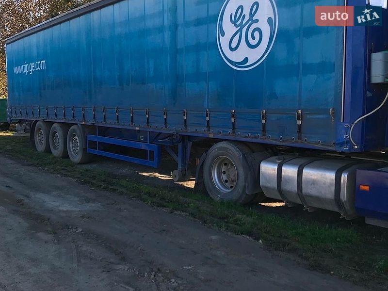 Тентованный борт (штора) - полуприцеп Van Hool VH