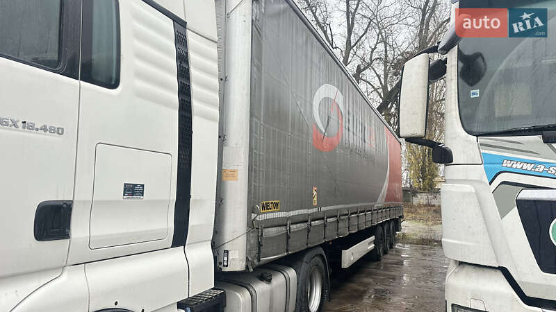 Тентований борт (штора) - напівпричіп Wielton NS-3