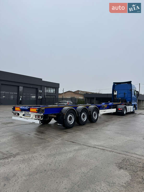 Контейнеровоз напівпричіп Wielton NS-3