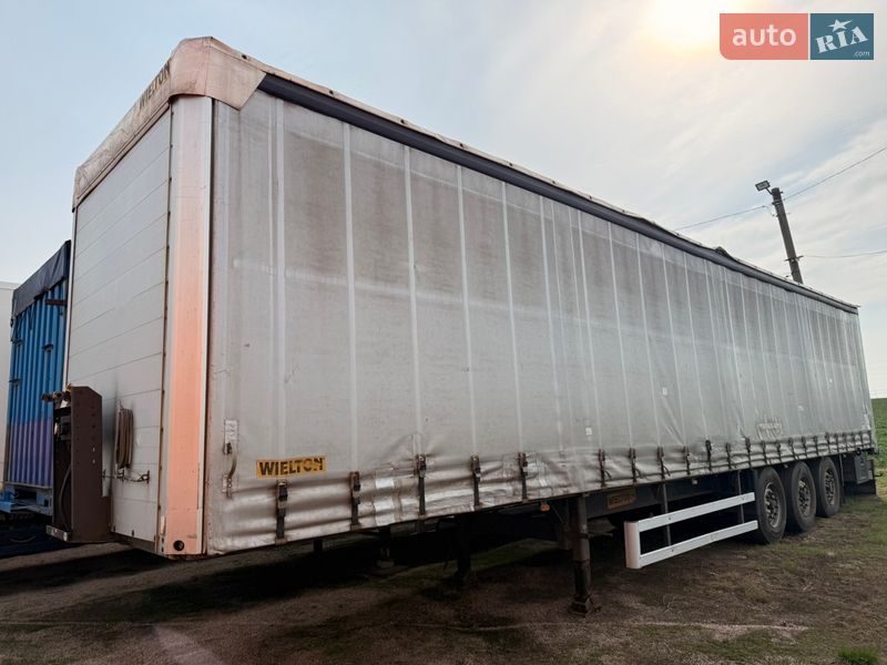 Тентований борт (штора) - напівпричіп Wielton SN24