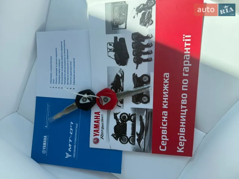 Спортбайк Yamaha MT-07 2024 в Кременчуці документ