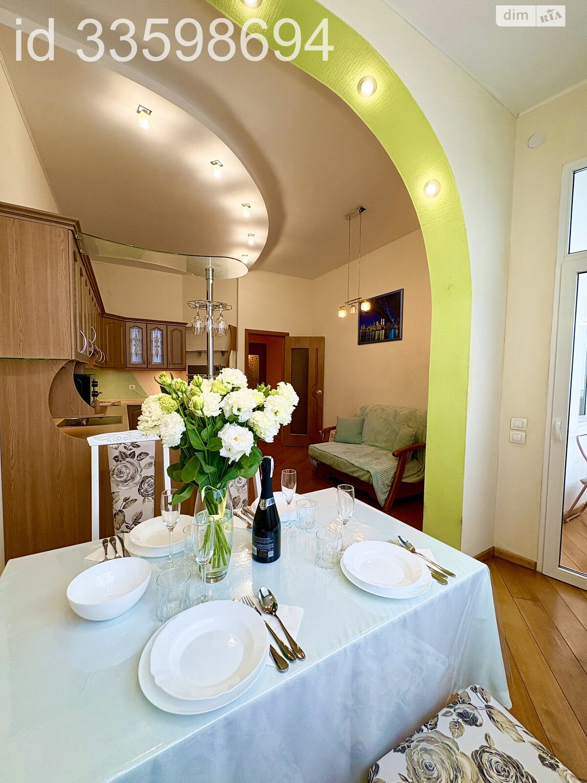 однокімнатна квартира в Харкові, район Шатилівка, на вул. Культури 20В в оренду на короткий термін подобово фото 1