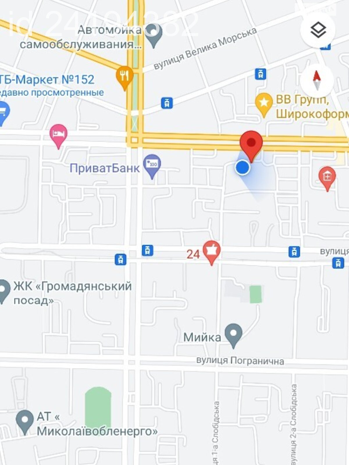 однокімнатна квартира в Миколаєві, район Центральний, на просп. Центральний 141А в оренду на короткий термін подобово фото 1