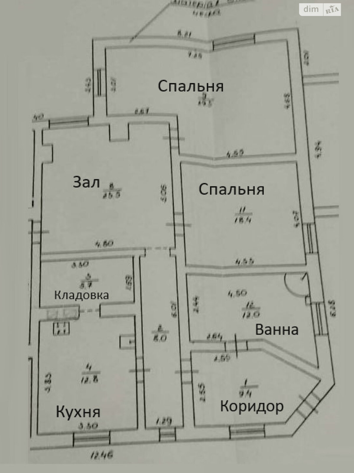 одноэтажная часть дома, 116 кв. м, кирпич. Сдается помесячно в Калуше, в районе Подгорки фото 1