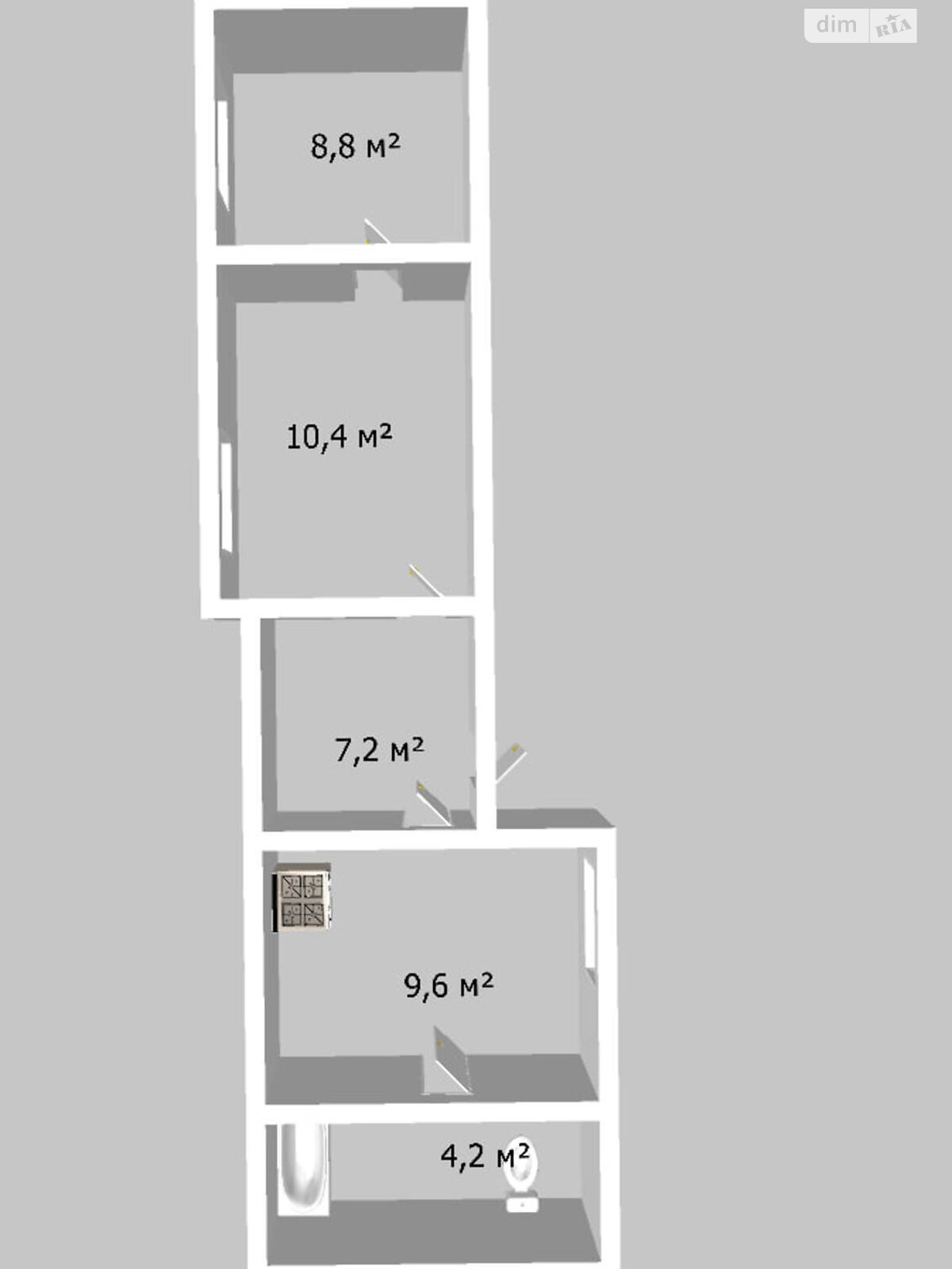 одноповерхова частина будинку, 40.2 кв. м, цегла. Здається помісячно в Вінниці, в районі Ближнє замостя фото 1 однопроверхова частина будинку, 40.2 кв. м, цегла. Здається помісячно в Вінниці, в районі Ближнє замостя фото 1