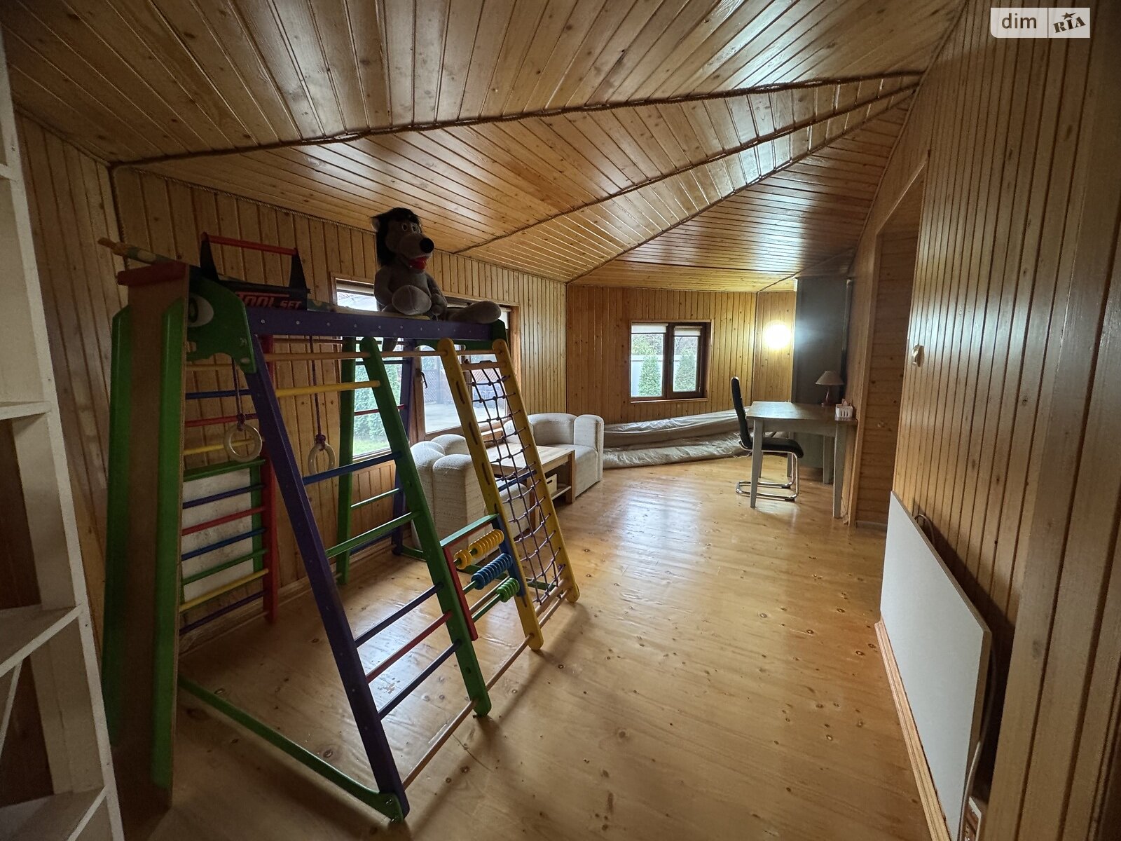 двухэтажный дом беседка, 98 кв. м, сруб. Сдается помесячно в Баранинцах фото 1
