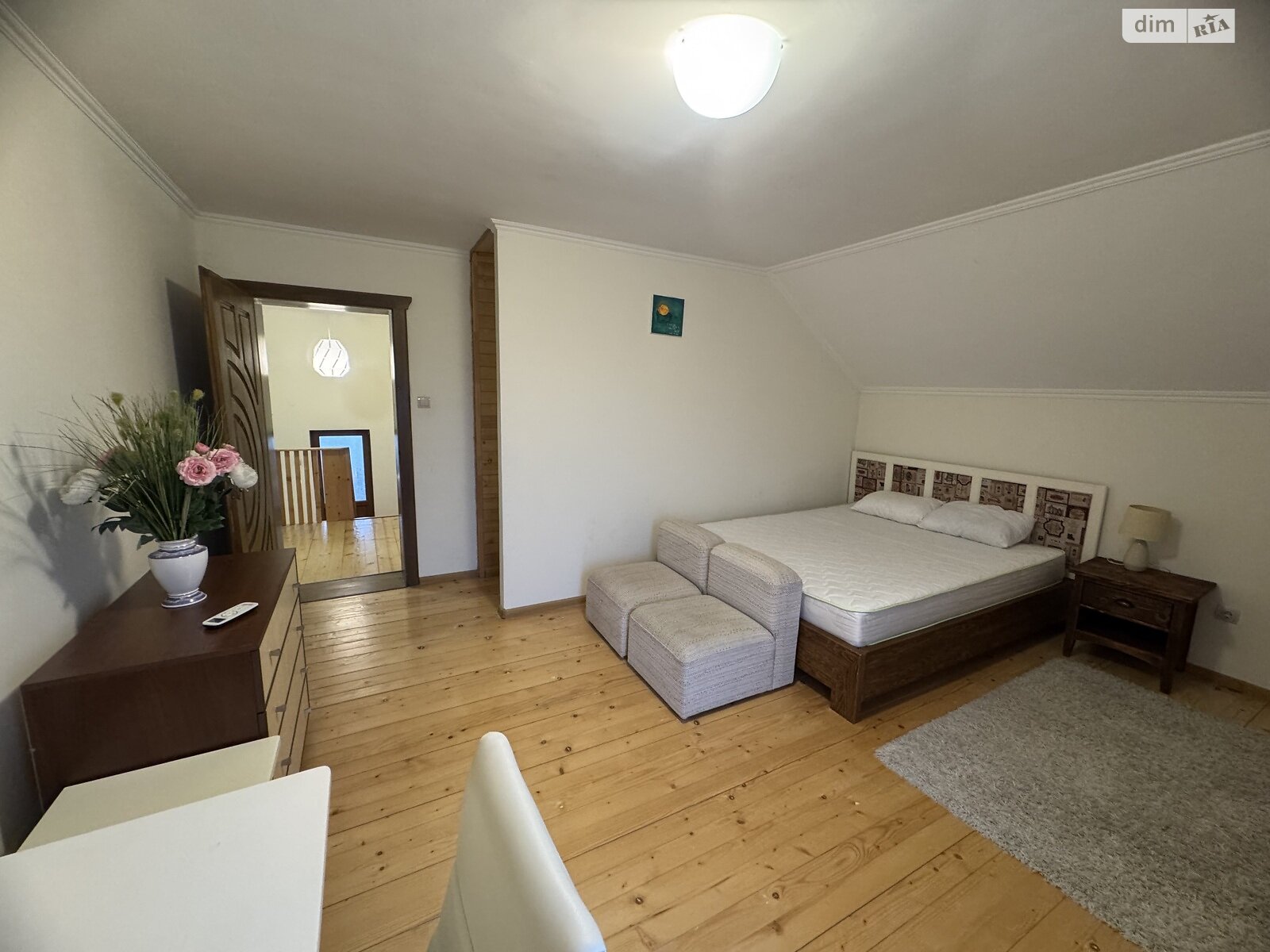 двухэтажный дом беседка, 98 кв. м, сруб. Сдается помесячно в Баранинцах фото 1