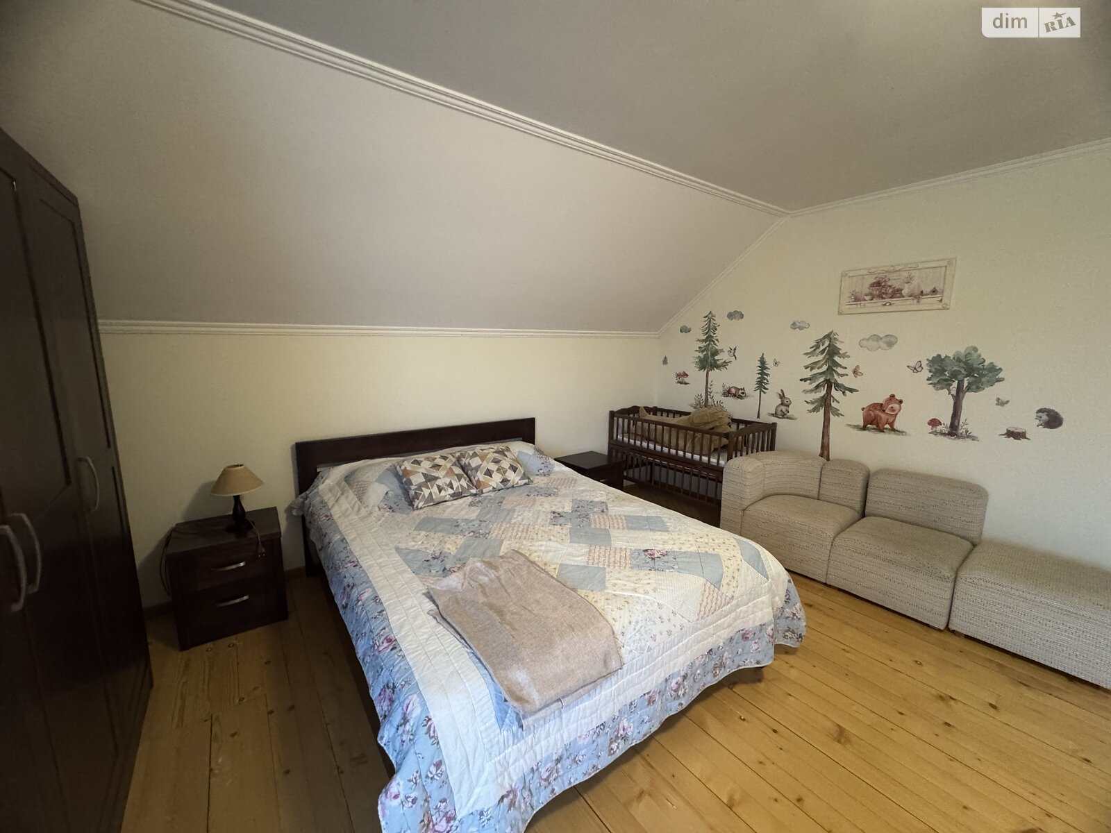 двухэтажный дом беседка, 98 кв. м, сруб. Сдается помесячно в Баранинцах фото 1