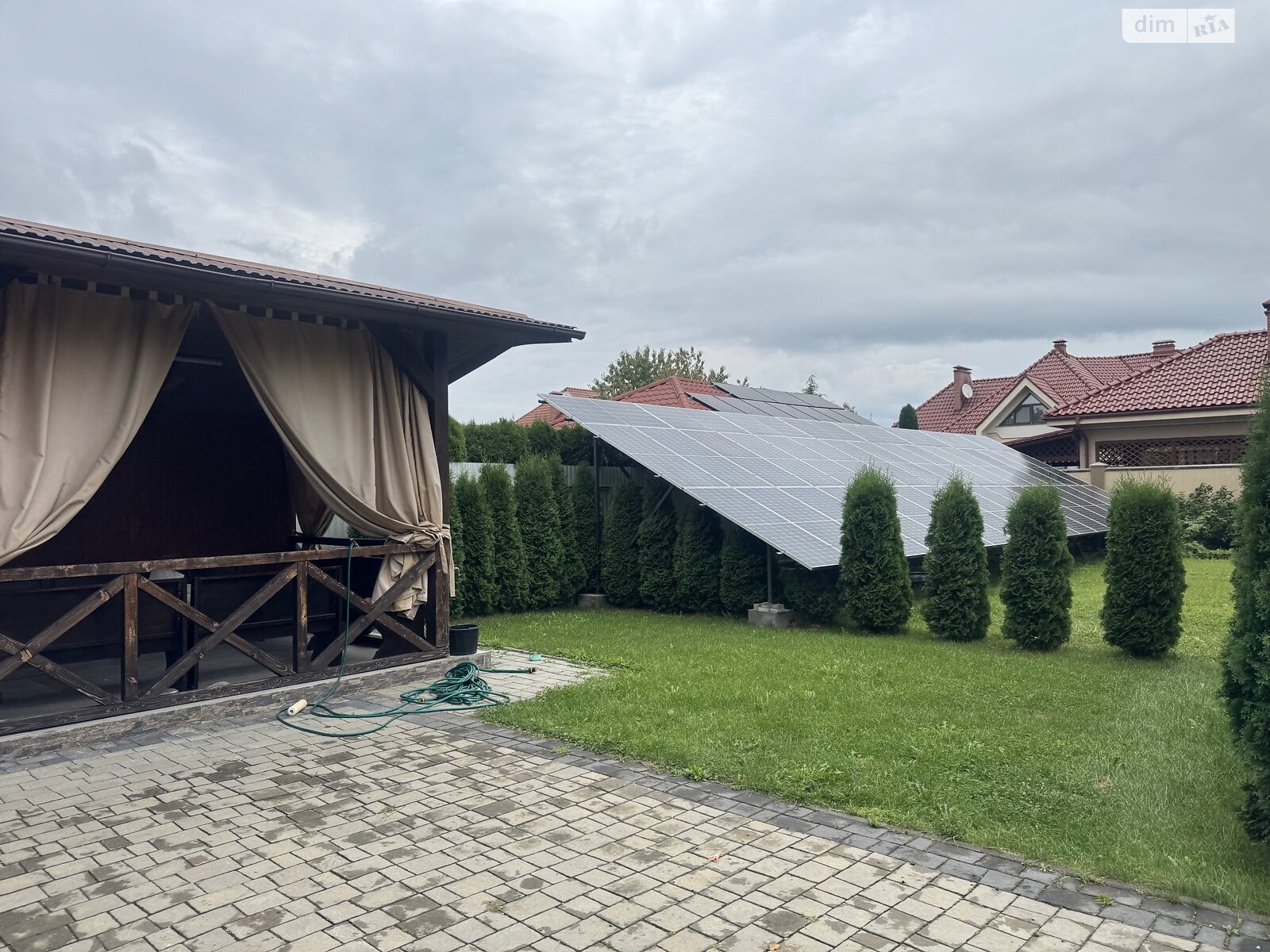 двухэтажный дом беседка, 98 кв. м, сруб. Сдается помесячно в Баранинцах фото 1