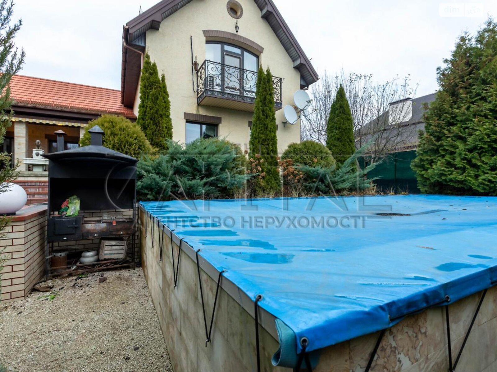 двоповерховий будинок з верандою, 250 кв. м, кирпич. Здається помісячно в Бобриці фото 1