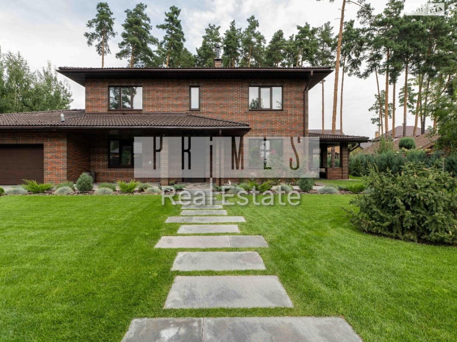 двухэтажный дом с гаражом, 330 кв. м, кирпич. Сдается помесячно в Буче, в районе Буча фото 1