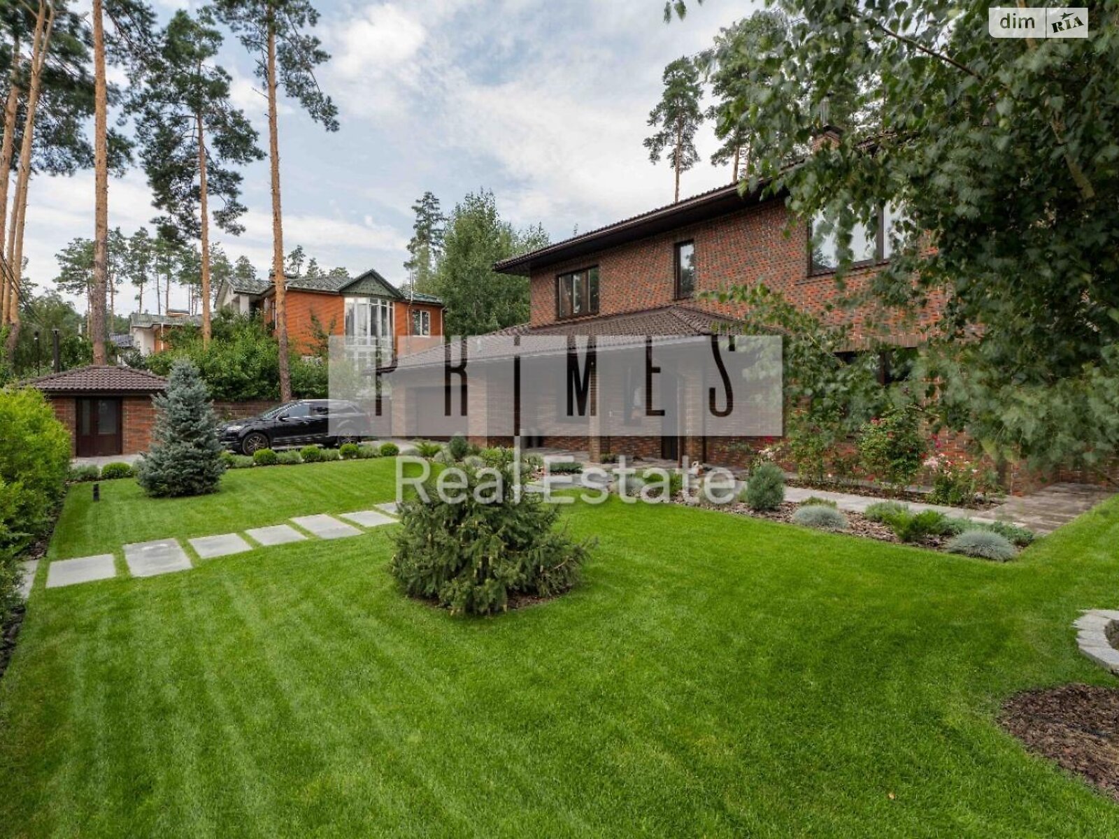 двухэтажный дом с гаражом, 330 кв. м, кирпич. Сдается помесячно в Буче, в районе Буча фото 1