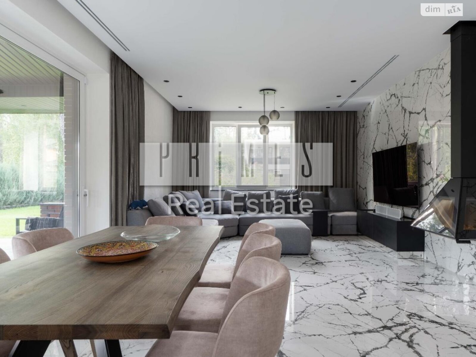 двухэтажный дом с гаражом, 318.3 кв. м, кирпич. Сдается помесячно в Буче фото 1