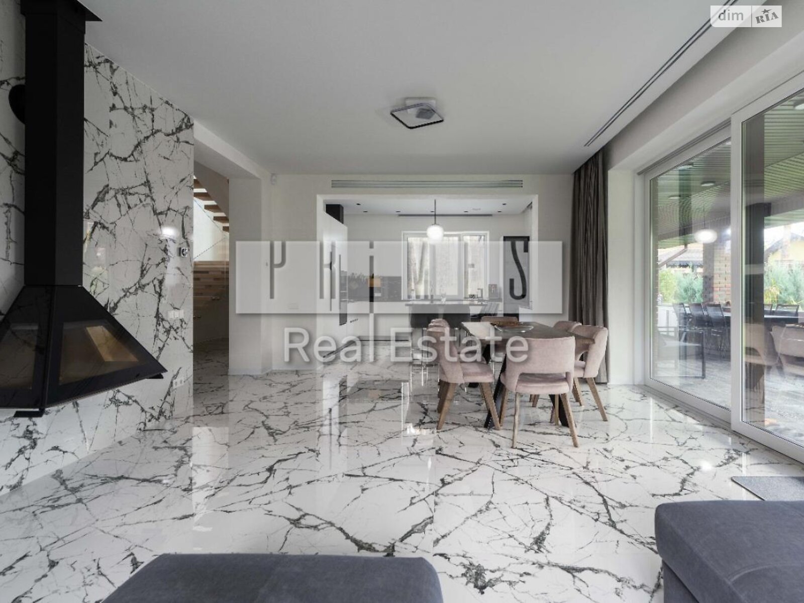 двухэтажный дом с гаражом, 318.3 кв. м, кирпич. Сдается помесячно в Буче фото 1