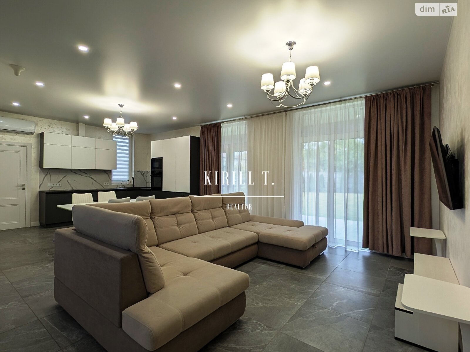 двухэтажный дом с верандой, 200 кв. м, кирпич. Сдается помесячно в Днепре, в районе Самаровка фото 1 двухэтажный дом с верандой, 200 кв. м, кирпич. Сдается помесячно в Днепре, в районе Самаровка фото 1