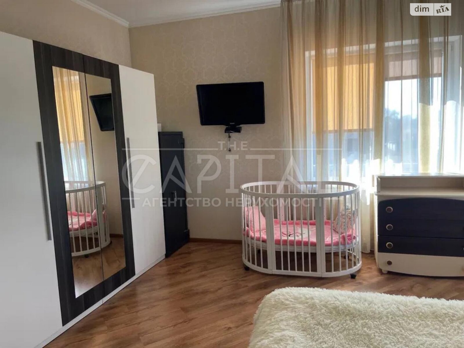 двухэтажный дом с гаражом, 177 кв. м, кирпич. Сдается помесячно в Гатном фото 1