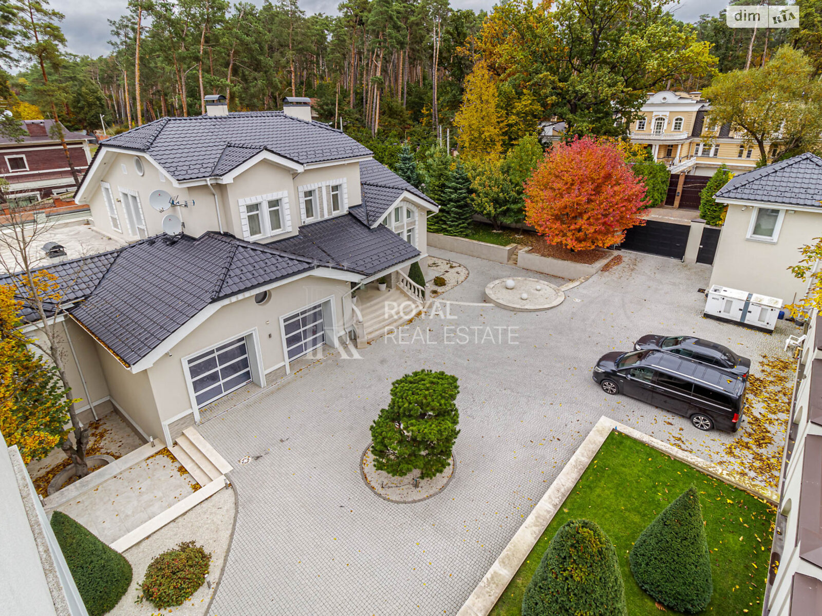 двухэтажный дом с верандой, 1000 кв. м, кирпич. Сдается помесячно в Гостомеле фото 1