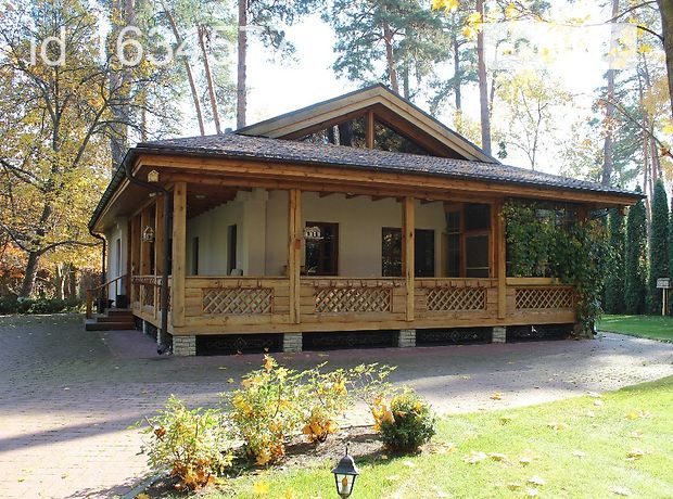 одноэтажный дом с камином, 110 кв. м, дерево и кирпич. Сдается помесячно в село Ворзель, Киевская обл. фото 1 одноэтажный дом с камином, 110 кв. м, дерево и кирпич. Сдается помесячно в село Ворзель, Киевская обл. фото 1