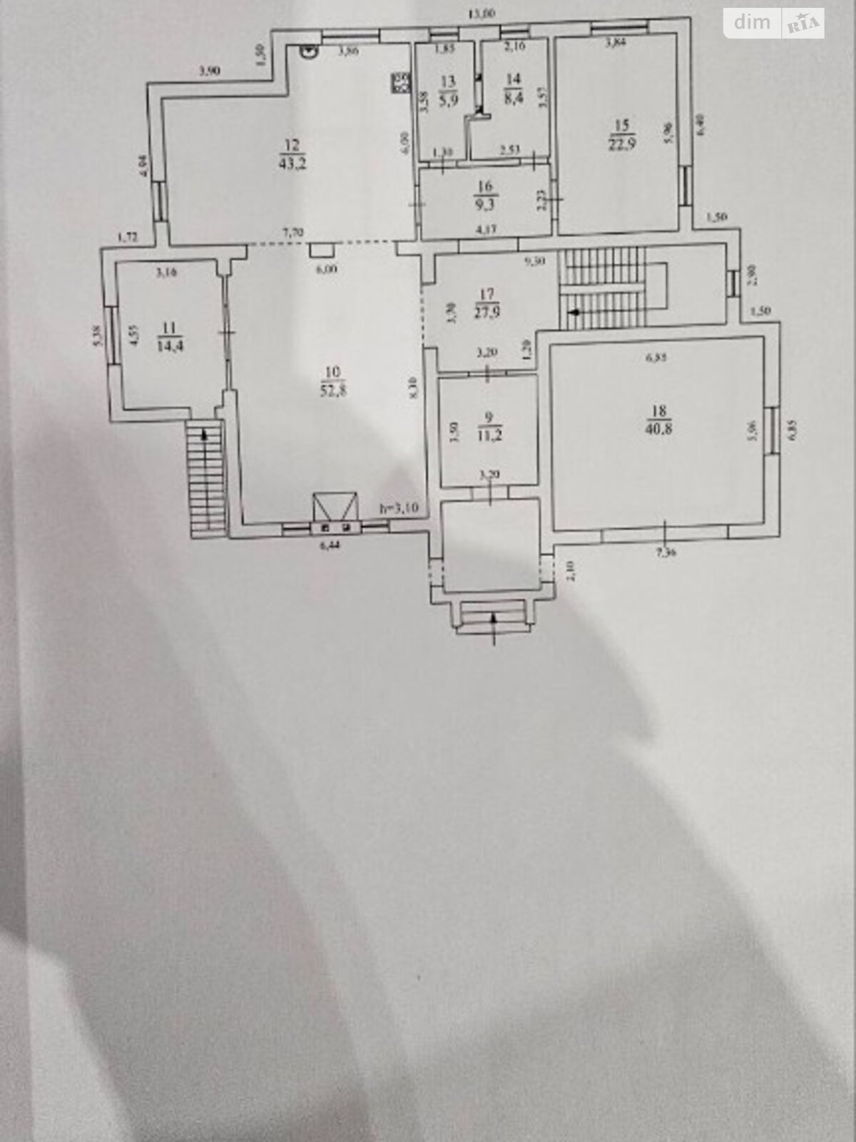 трехэтажный дом с балконом, 750 кв. м, кирпич. Сдается помесячно в Иванковичах фото 1