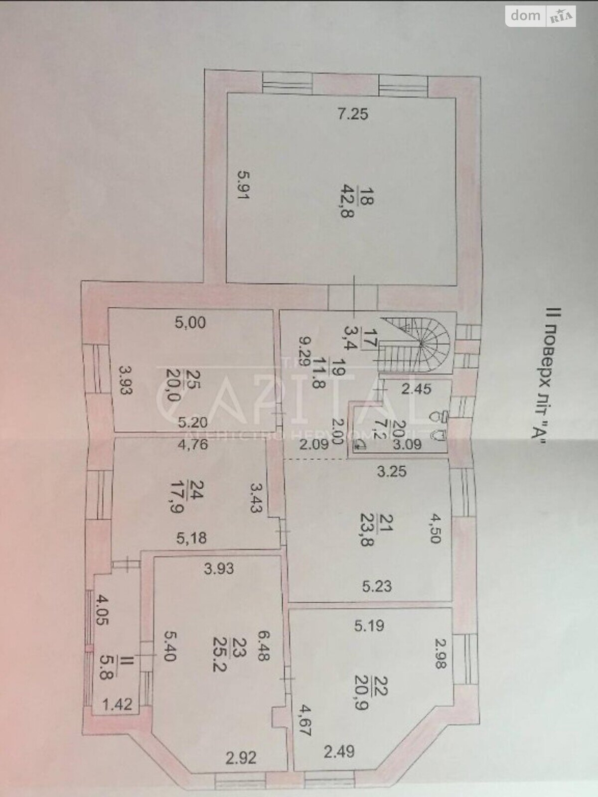 трехэтажный дом с ремонтом, 608 кв. м, кирпич. Сдается помесячно в Киеве, в районе Голосеевский фото 1