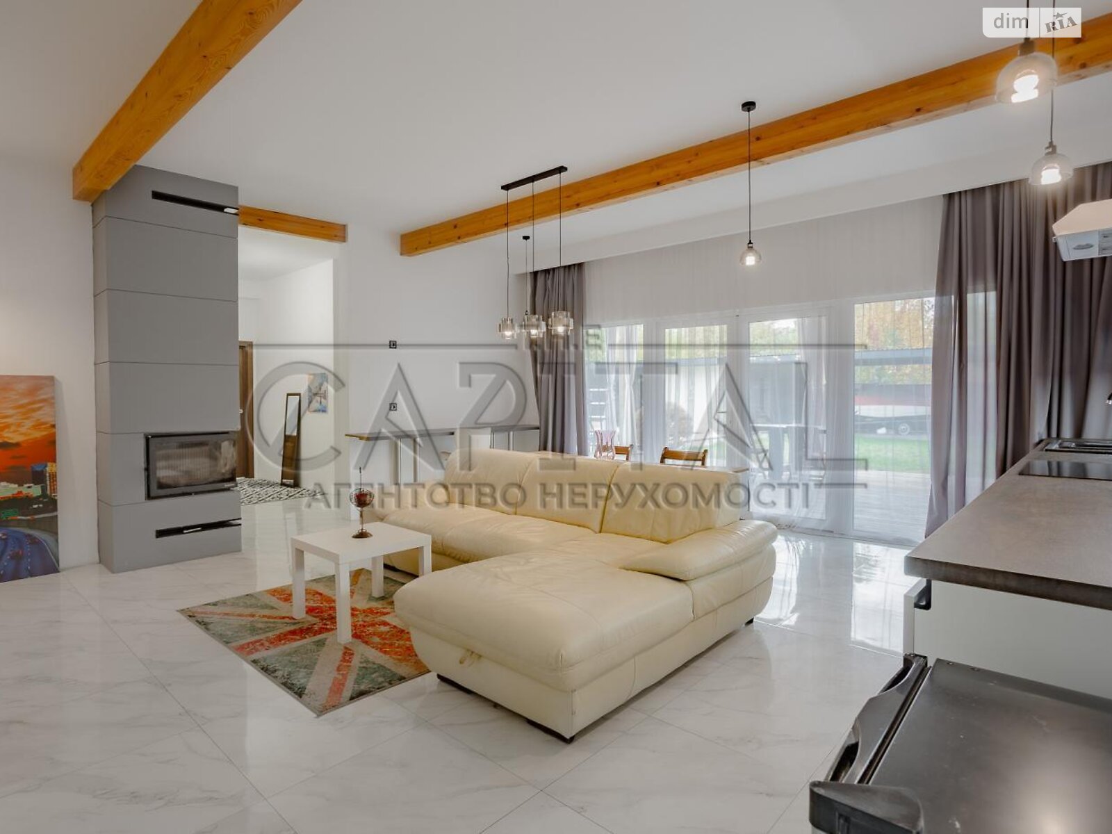 одноэтажный дом с верандой, 150 кв. м, кирпич. Сдается помесячно в Киеве, в районе Осокорки фото 1