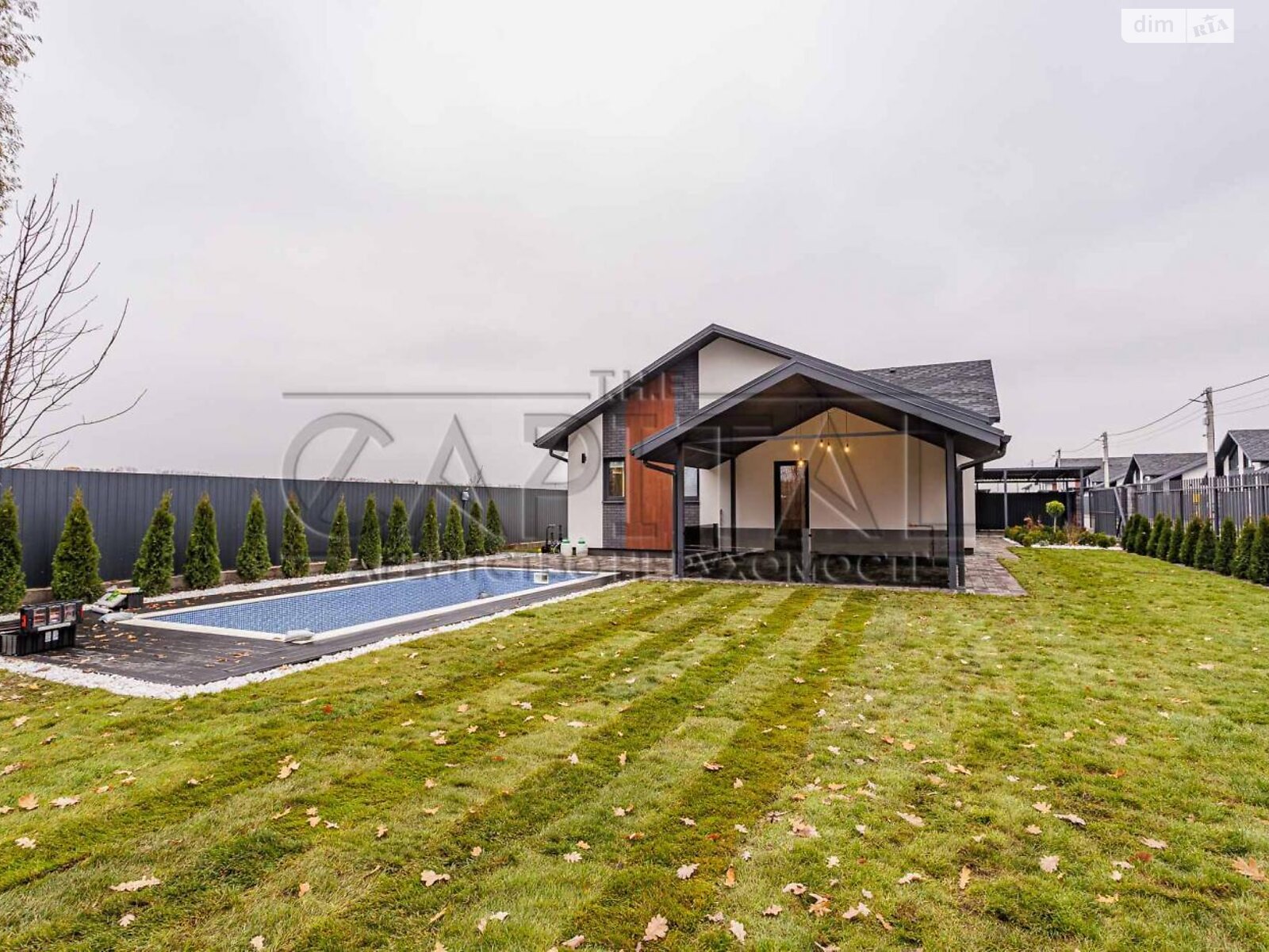 одноэтажный дом с верандой, 120 кв. м, кирпич. Сдается помесячно в Крюковщине фото 1