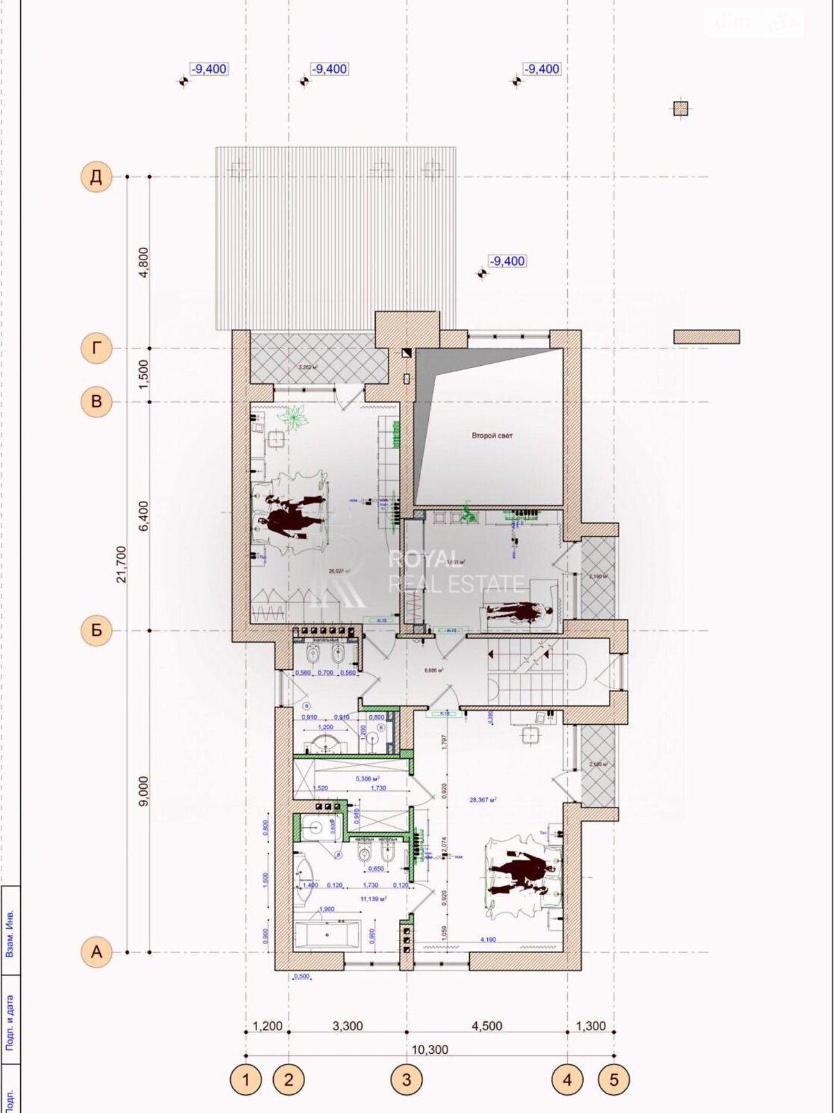 двухэтажный дом с верандой, 450 кв. м, кирпич. Сдается помесячно в Лесниках фото 1