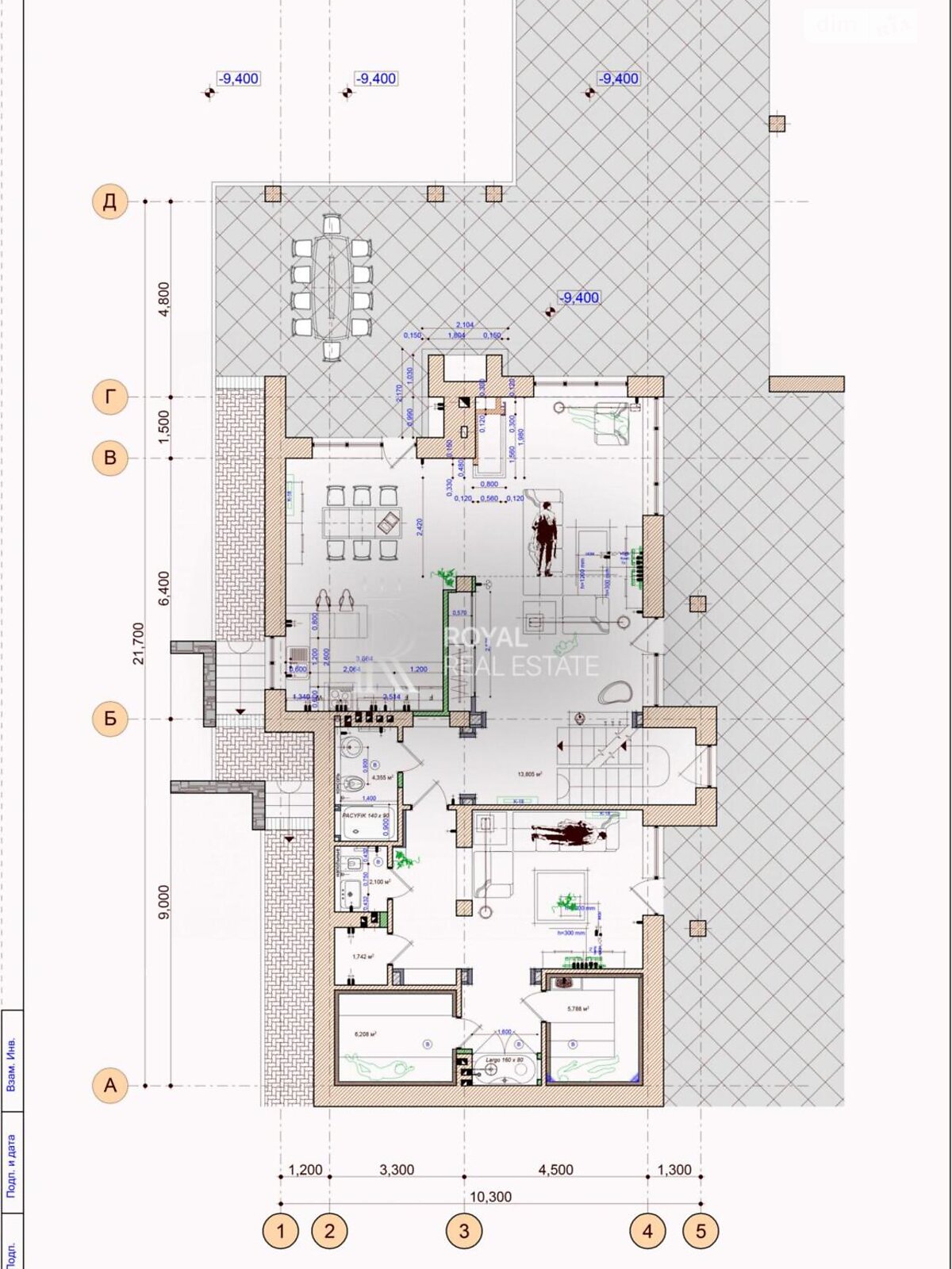двухэтажный дом, 450 кв. м, кирпич. Сдается помесячно в Лесниках фото 1