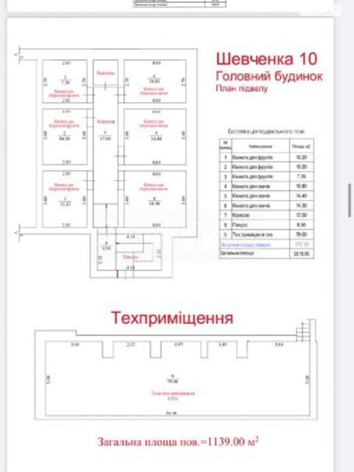 чотирипроверховий будинок з балконом, 4500 кв. м, кирпич. Здається помісячно в Обухові, в районі Обухів фото 1