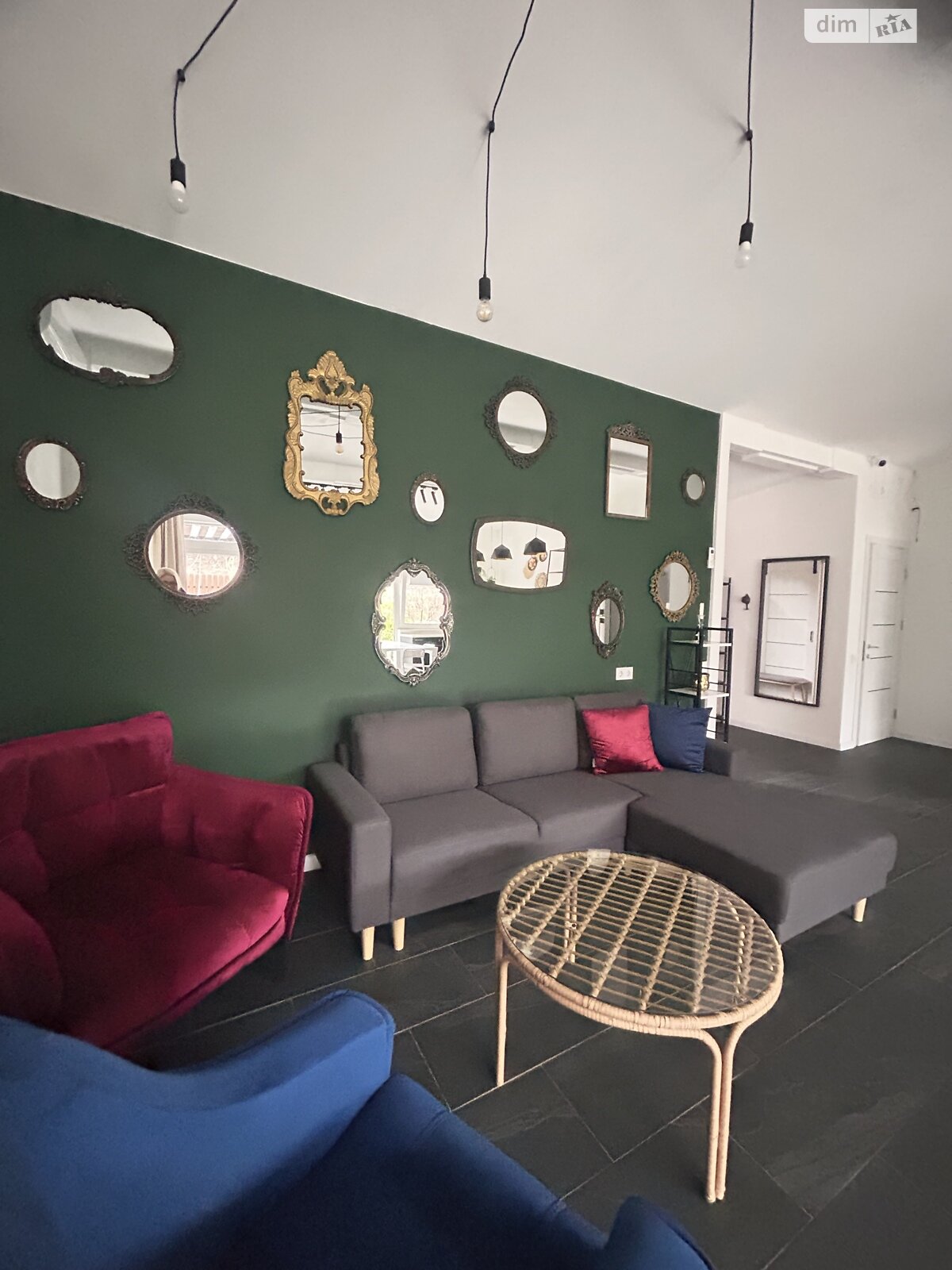 одноэтажный дом с верандой, 130 кв. м, кирпич. Сдается помесячно в Осещине фото 1