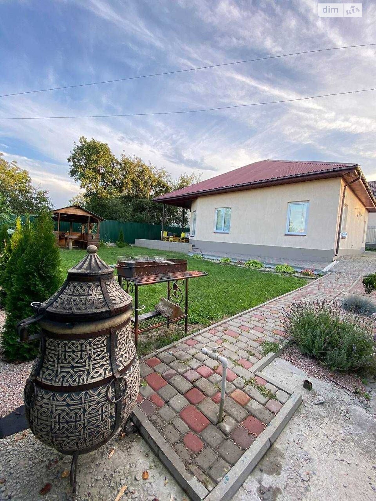 однопроверховий будинок з верандою, 76.4 кв. м, цегла. Здається помісячно в Полтаві, в районі Яківці фото 1