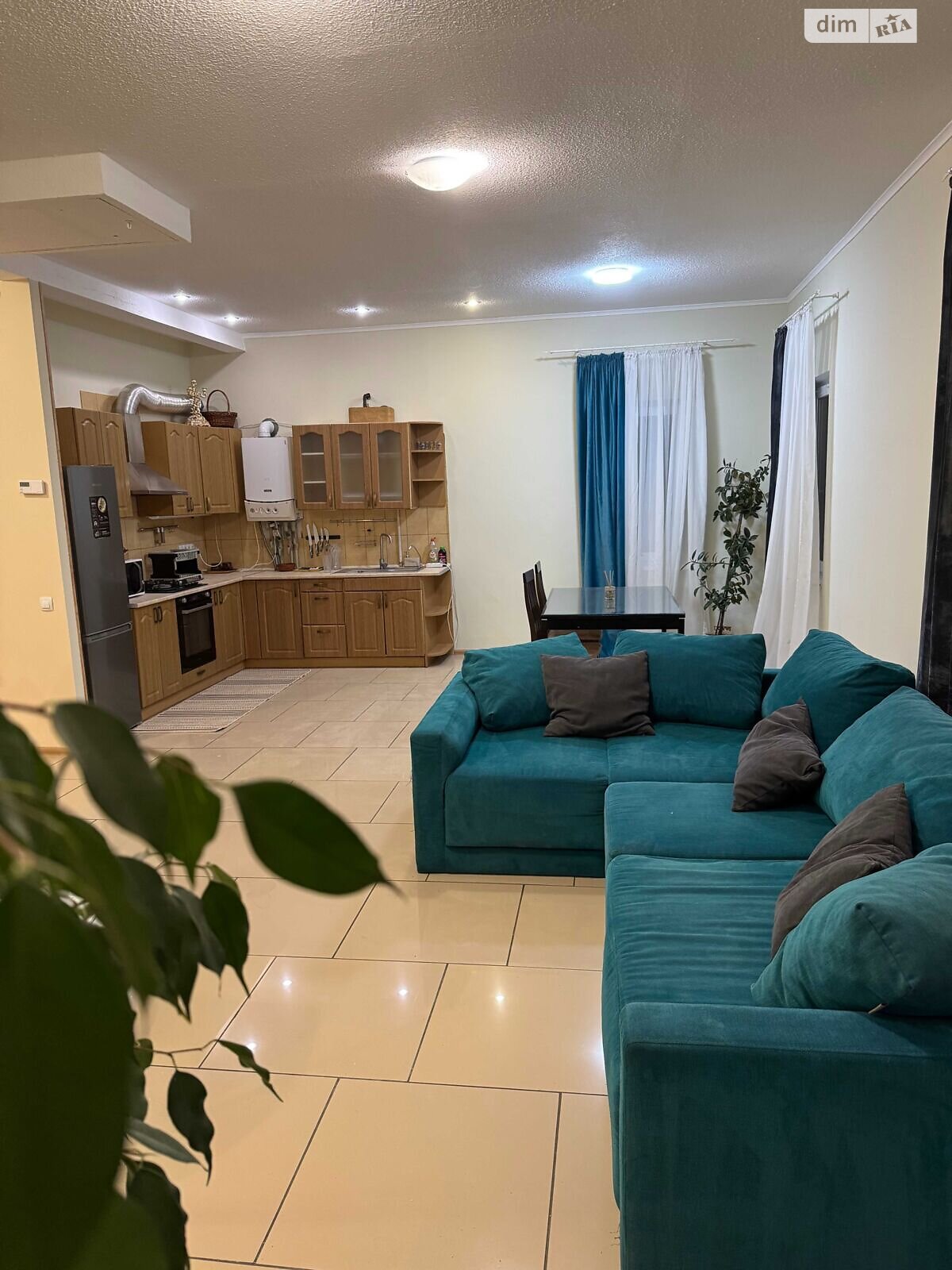 однопроверховий будинок з верандою, 76.4 кв. м, цегла. Здається помісячно в Полтаві, в районі Яківці фото 1