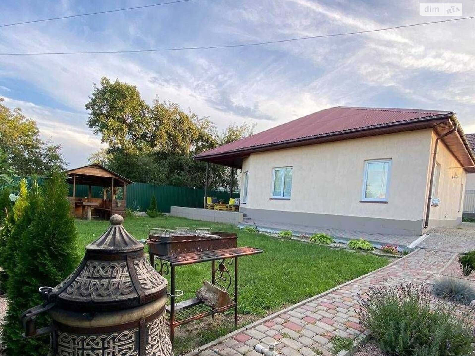 однопроверховий будинок з верандою, 76.4 кв. м, цегла. Здається помісячно в Полтаві, в районі Яківці фото 1