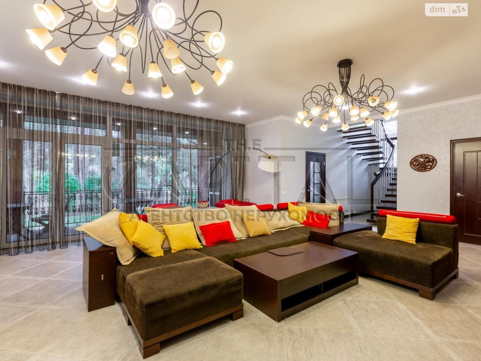 двухэтажный дом с верандой, 220 кв. м, кирпич. Сдается помесячно в Процеве фото 1 двухэтажный дом с верандой, 220 кв. м, кирпич. Сдается помесячно в Процеве фото 1