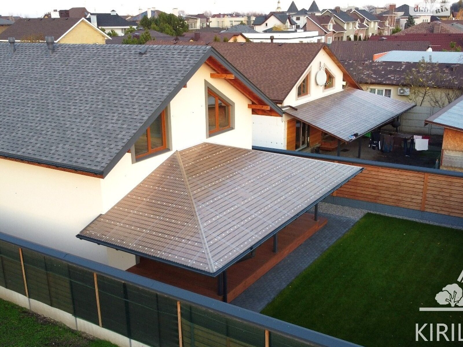 двоповерховий будинок з верандою, 230 кв. м, кирпич. Здається помісячно в Слобожанському фото 1