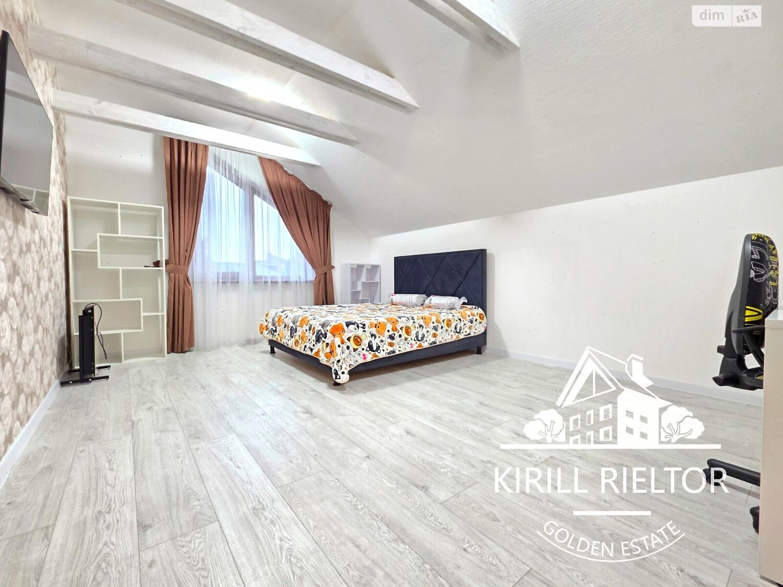 двоповерховий будинок з верандою, 230 кв. м, кирпич. Здається помісячно в Слобожанському фото 1