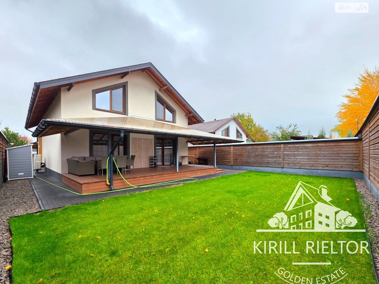 двоповерховий будинок з верандою, 230 кв. м, кирпич. Здається помісячно в Слобожанському фото 1