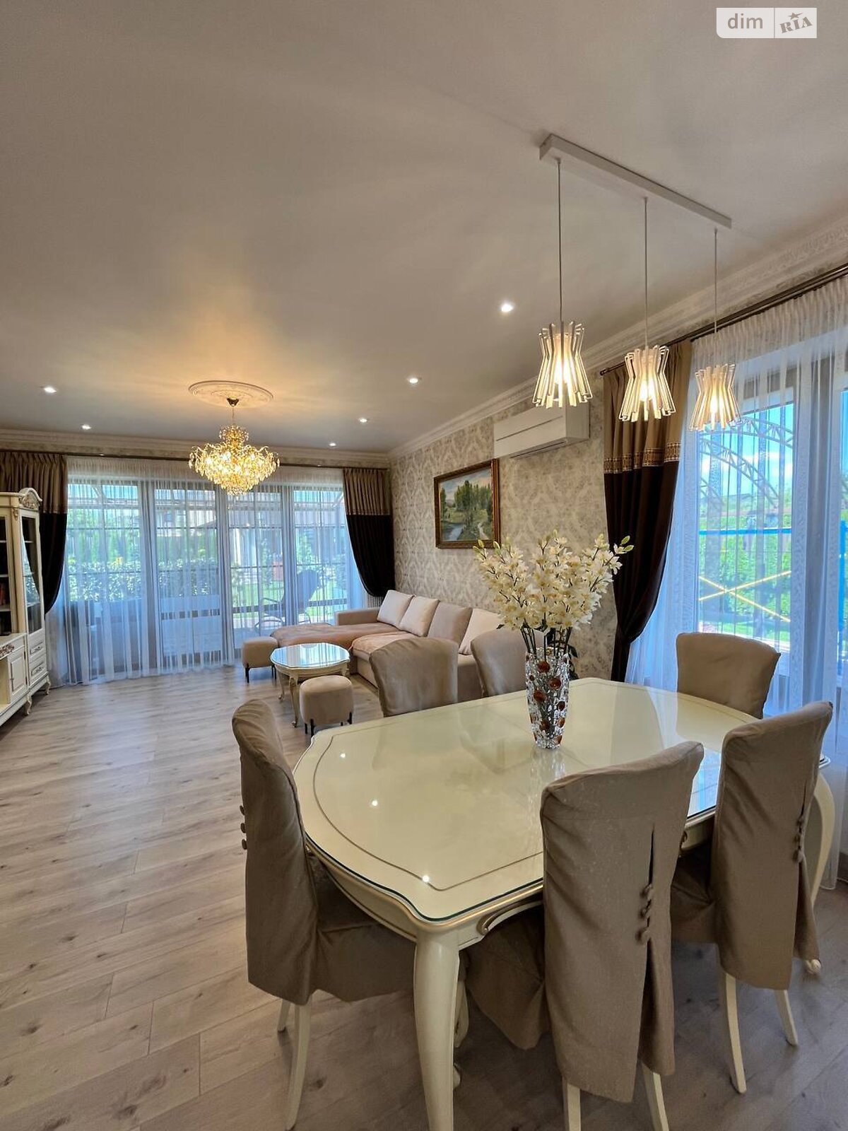 одноэтажный дом с верандой, 100 кв. м, кирпич. Сдается помесячно в Солонке фото 1