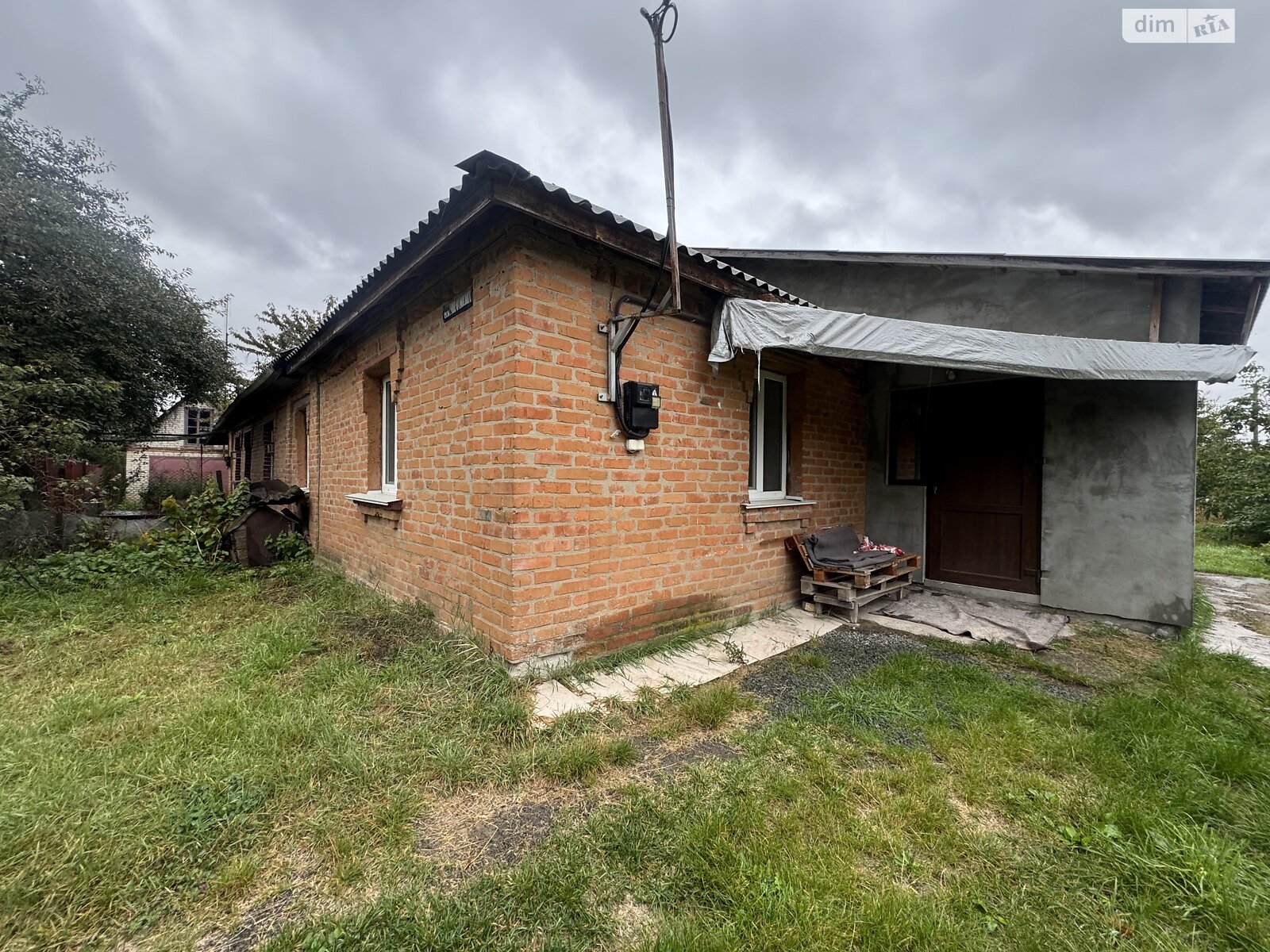 однопроверховий будинок з верандою, 50 кв. м, цегла. Здається помісячно в Вінниці, в районі Старе місто фото 1