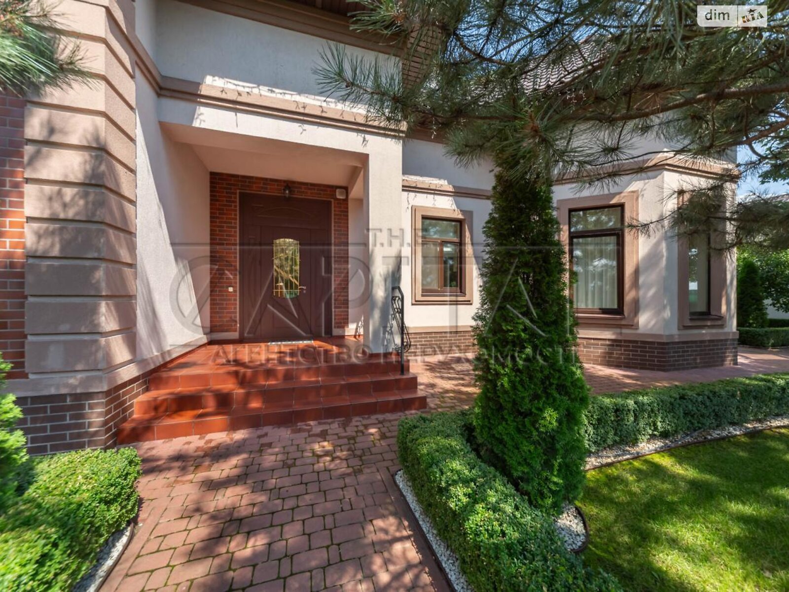 двухэтажный дом с верандой, 380 кв. м, кирпич. Сдается помесячно в Вишенки фото 1 двухэтажный дом с верандой, 380 кв. м, кирпич. Сдается помесячно в Вишенки фото 1