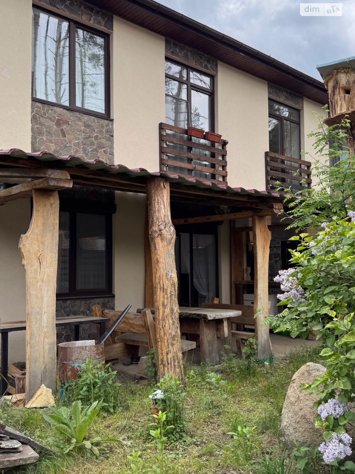 двухэтажный дуплекс, 125 кв. м, шлакоблок. Сдается помесячно в Гостомеле фото 1