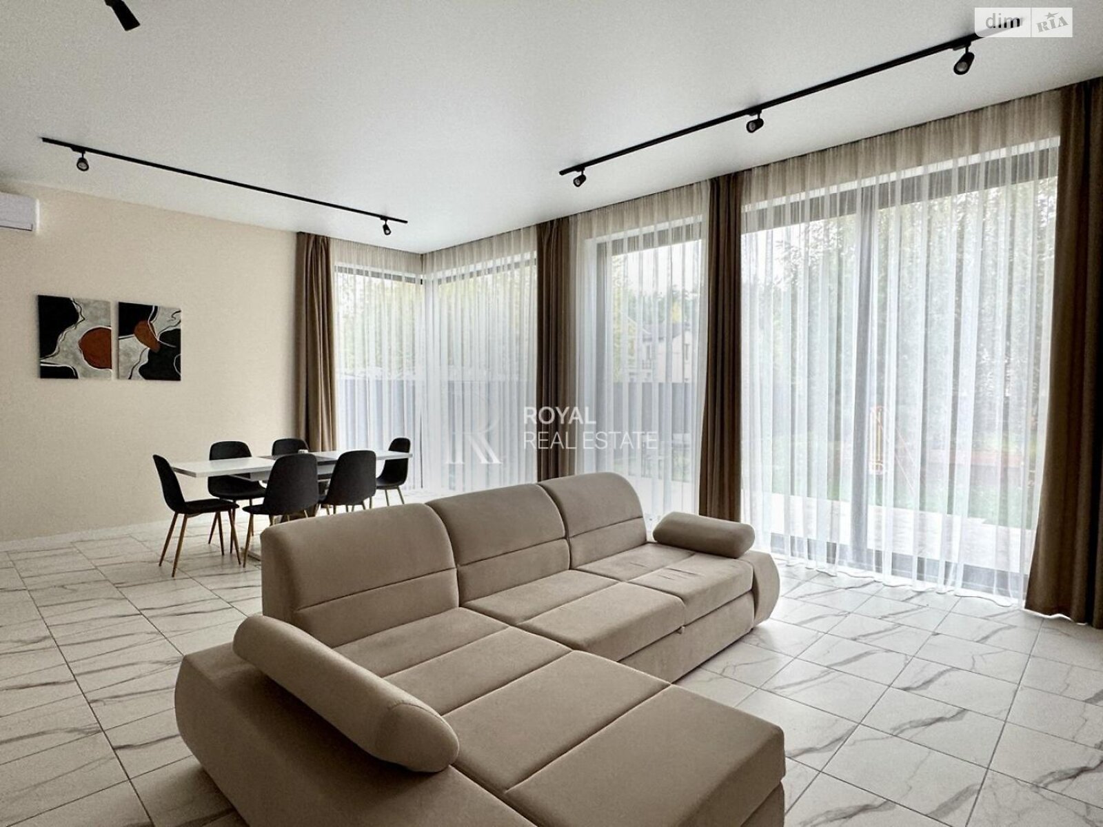 двухэтажный дуплекс, 160 кв. м, кирпич. Сдается помесячно в Киеве, в районе Быковня фото 1