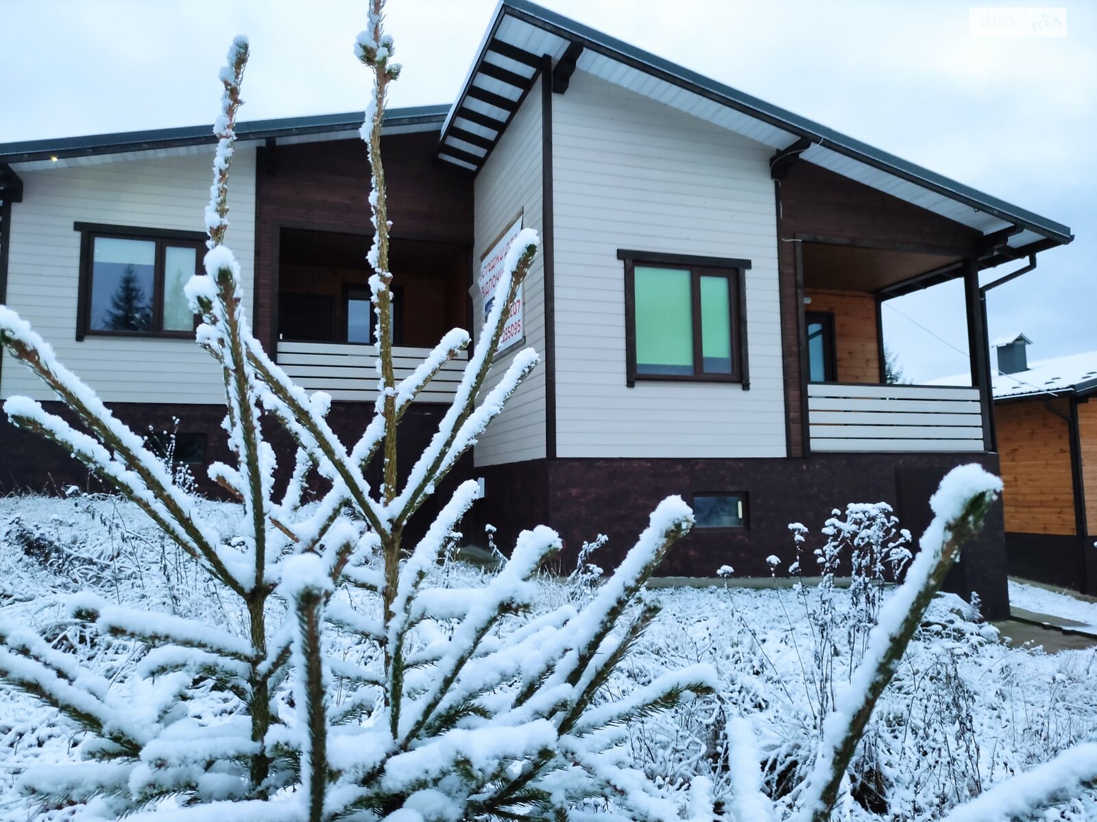 одноповерховий дуплекс, 65 кв. м, каркасно-щитовий. Здається помісячно в Яблуниці фото 1