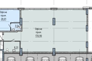 Комерційне приміщення в Дніпрі, здам в оренду по Набережна Перемоги вулиця 128, район Соборний, ціна: 100 225 грн за об’єкт фото 2