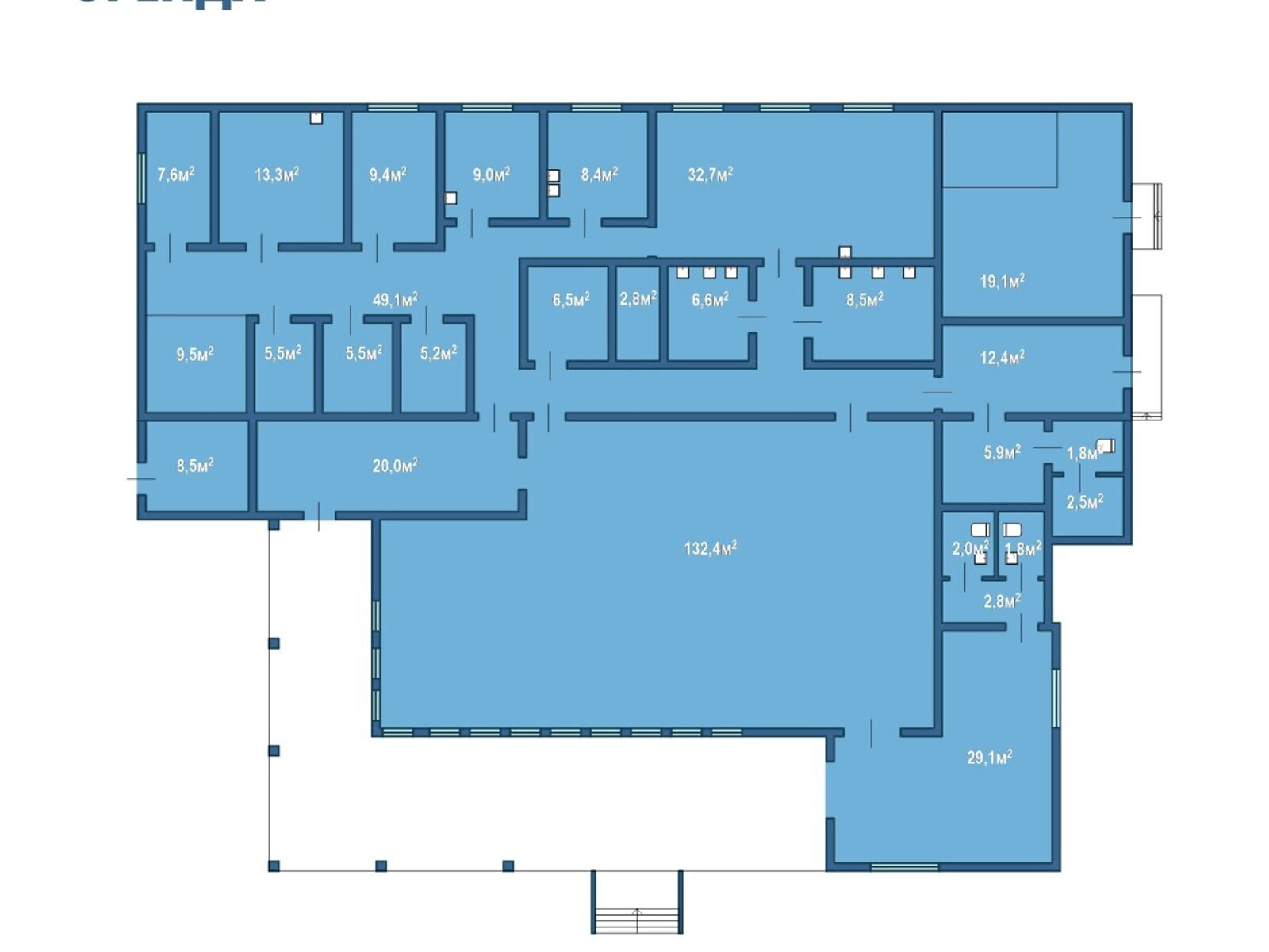 Коммерческое помещение в Запорожье, сдам в аренду по Парковый (ул. Леонова) бульвар 15, район Вознесеновский (Орджоникидзевский), цена: 30 000 грн за объект фото 1