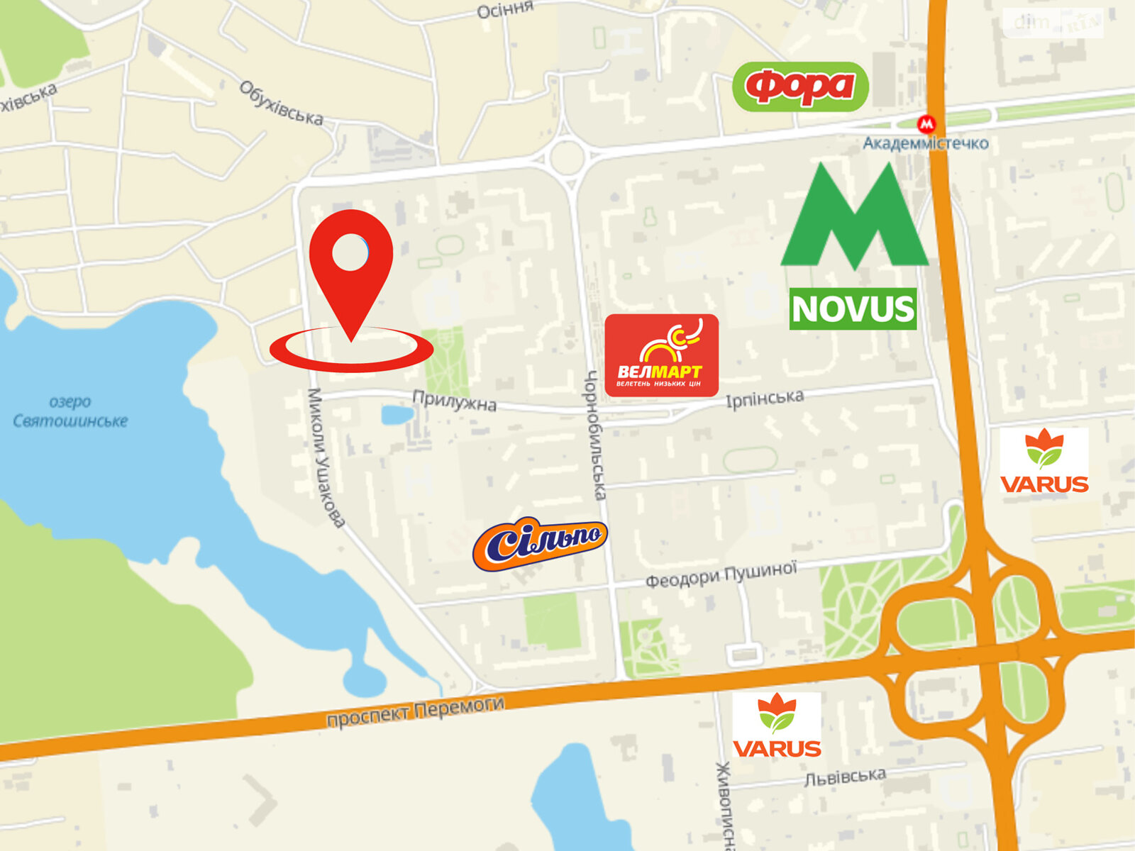 Комната проживание без хозяев в Киеве, район Беличи улица Прилужная 12, кв. 2, помесячно фото 1